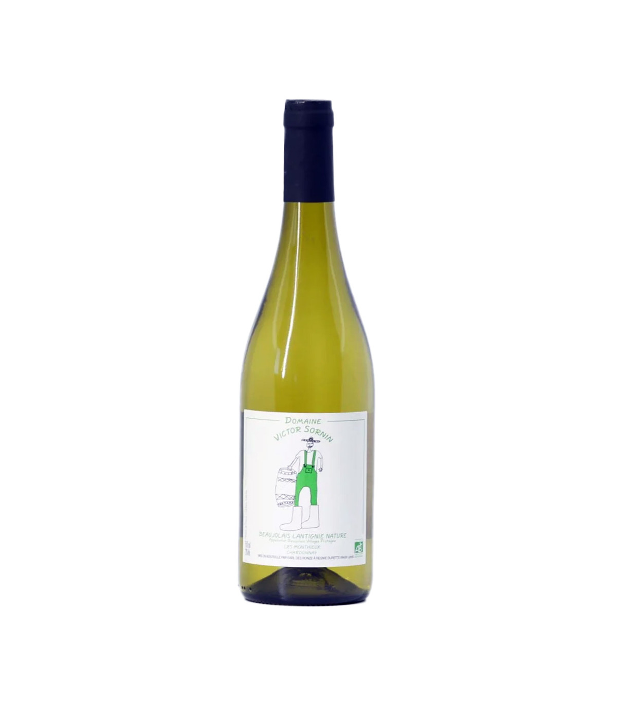 vue du vin Domaine Victor Sornin Chardonnay les Monthieux Nature 2022